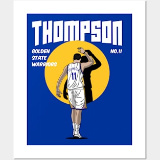 Klay Thompson Comic Style Art Posters and Art